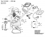 Bosch 0 603 239 142 PRT 200 Lawn Edge Trimmer 240 V / GB Spare Parts PRT200